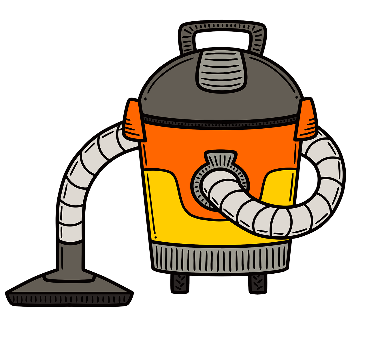 Central vacuum parts and components