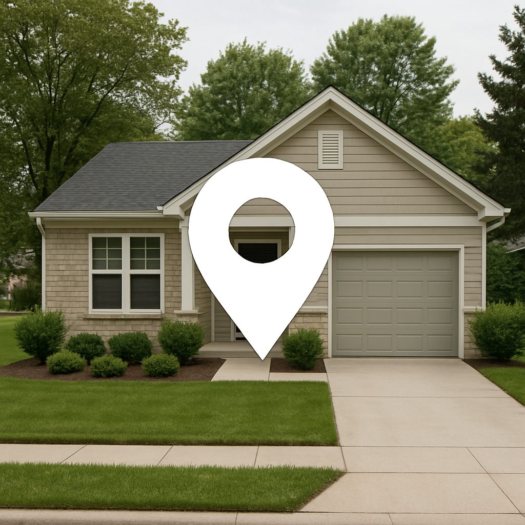 Professional home services location indicating local expertise and accessibility with quality worksite